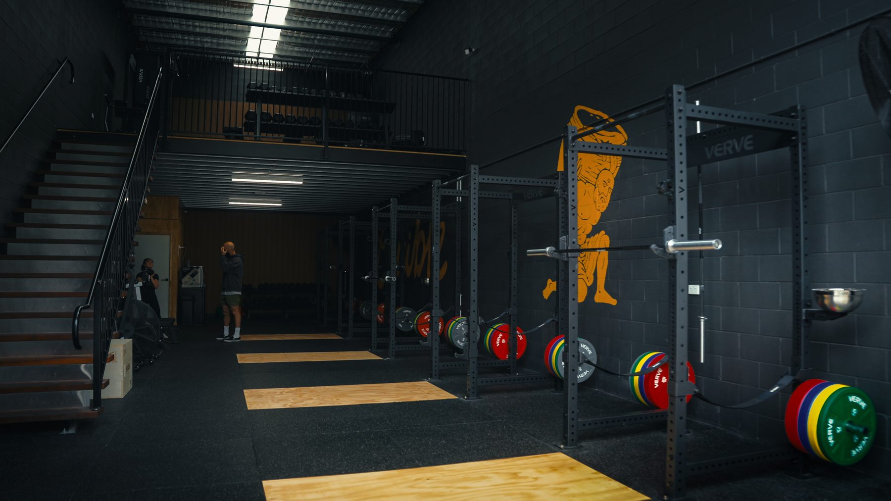 Inside a commercial gym fit-out in Queensland